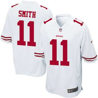 Mens Nike San Francisco 49ers Alex Smith Game White Jersey   NFLShop 