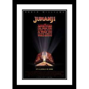 Jumanji 32x45 Framed and Double Matted Movie Poster   Style A   1995