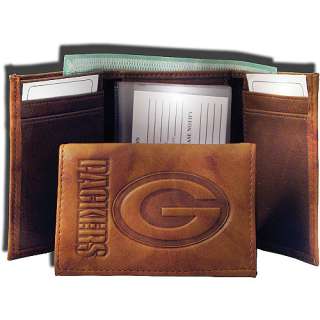 Green Bay Packers Mens Accessories Rico Green Bay Packers Embossed Tri 