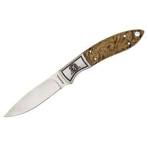 : Browning Knives 863 Upland Fixed Blade Hunter Knife with Burl Wood 