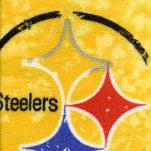 NFL Pittsburgh Steelers Polar Fleece Tie Dye Fabric   