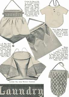 Vintage Crochet Book CLARKS BAGS 100 patterns beaded  