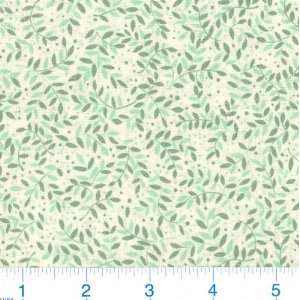   Wide Meadow Song Vines Mint Fabric By The Yard: Arts, Crafts & Sewing