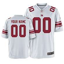   New York Giants Customized Game White Jersey (S 4XL)   