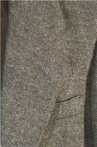 Gray Tweed DANIEL HECHTER Paris Sport Coat Blazer 44L  