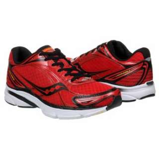 Athletics Saucony Mens ProGrid Mirage 2 Red/Black/Yellow Shoes 