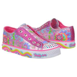 Kids Skechers  Prancing Petal Pre/Grd Pink/Hot Pink/Multi Shoes 