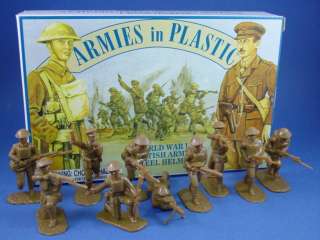 Toy Soldiers WWI British Infantry Set 20 54mm Figures Armies in 