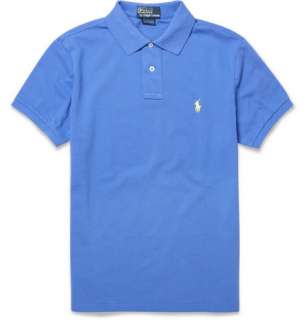   Polos > Short sleeve polos > Custom Fit Cotton Piqué Polo Shirt