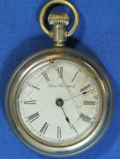 Vintage New England Firefly Open Face Antique Pocket Watch 6s  