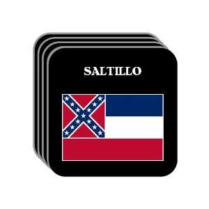  US State Flag   SALTILLO, Mississippi (MS) Set of 4 Mini 