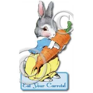  Item 2203 Peter Rabbit Eat Your Carrots Decoration