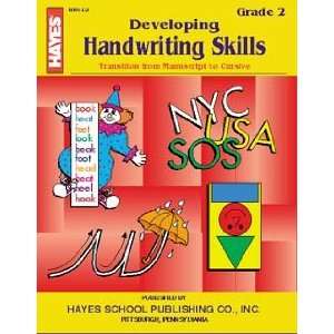   Handwriting Skills Book B Grade 2  48 page 8.5 X 11 Workbook Toys