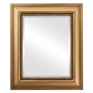 Chicago Rectangle in Desert Gold Mirror and Frame