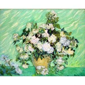  Oil Painting Roses Vincent van Gogh Hand Painted Art 
