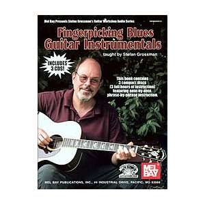  Fingerpicking Blues Guitar Instrumentals Book/3 CD Set 