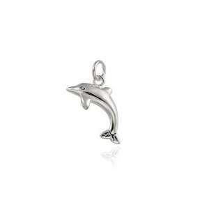  WOW Silver Leaping DOLPHIN CHARM Fish sea * Jewelry