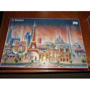    Klaus Holitzka Paris France 5000 Piece Puzzle: Toys & Games