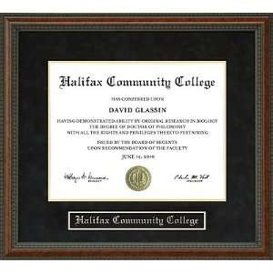  Halifax Community College Diploma Frame