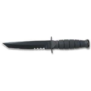 KA BAR Short Black Fighting Knife 5 Combo Tanto Blade  