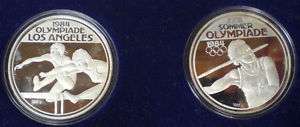 Medaillen Silber USA Olympiade LOS ANGELES 1984 (5191  