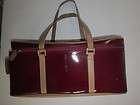 Authentic Arcadia Designer Deep Red Patent Laether bag purse