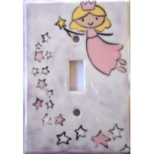  Ceramic Switch Plate Cover Fairy Princess