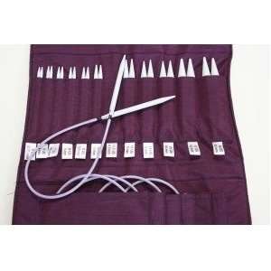   Interchangeable Knitting Needle Kit, purple Arts, Crafts & Sewing