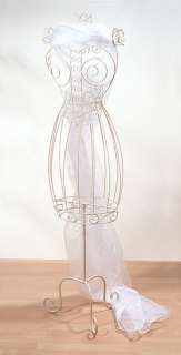 Elegant:Dekopuppe aus Metall,Kleiderständer,Höhe 150cm  