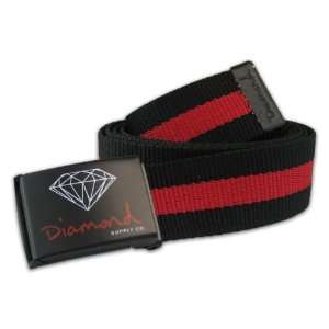  Diamond Red Stripe Belt