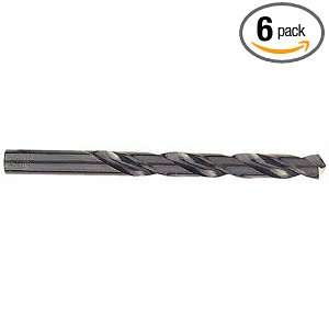  0359 23/64 Inch Black Oxide Twist Drill Bit, 6 Pack