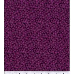   Fabric Sapphire Jungle Packed Flowers Purple Arts, Crafts & Sewing