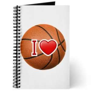 Journal (Diary) with I Love Basketball on Cover 