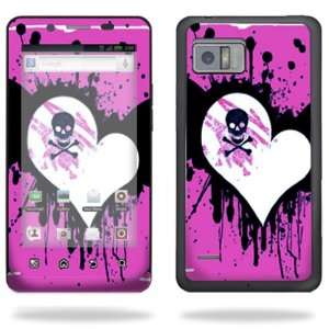   Decal Cover for Motorola Droid Bionic 4G LTE Cell Phone   Poison Heart
