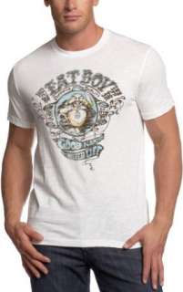  Lucky Brand Mens Fat Boy Classic Fit T Shirt: Clothing
