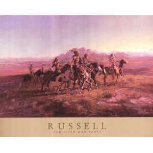 Sun River War Party by Ingrid Russell 30x24  Kitchen 