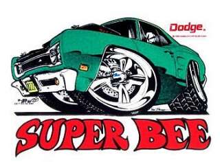 1969 DODGE SUPER BEE MUSCLE CAR T SHIRT CD71  