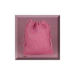  10ea   10 X 12 Pink Jute Bag
