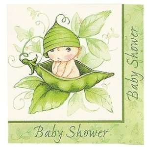  Sweet Pea Baby Shower Lunch Napkins Toys & Games