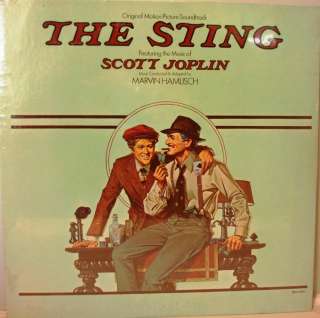 The Sting Motion Picture Scott Joplin 1973 LP MCA 2040  