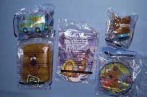 Wendys 2007 Chill Out Scooby Doo Complete Set of 5 MIP  