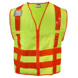   REFLECTIVE SAFETY MOTORCYCLE ZIP FRONT VEST CLOSEOUT SALE  