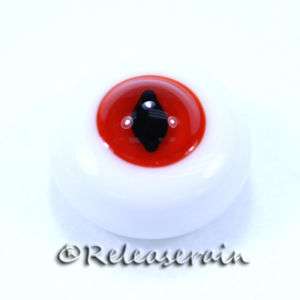 BJD Dollfie Doll Glass Eyes Red Cat 14mm #CE01  