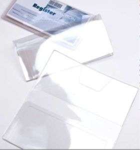 Clear CHECKBOOK Cover 12G VINYL THICKEST   
