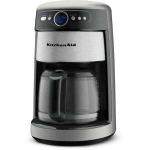 KitchenAid 14 Cup Coffee Maker in Contour Silver KCM222CU at The Home 
