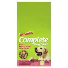 Brunos Complete Dog Food Beef Rice And Vegetable 2.5Kg   Groceries 