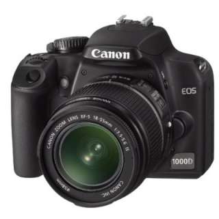 Canon EOS 1000D SLR Digitalkamera (10 Megapixel, Live View) Kit inkl 