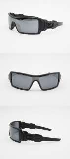 New Mens Oakley Sunglasses Oil Rig Matte Black Iridium 03 464  