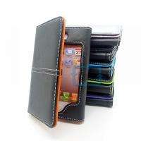 WALLET CARD HOLDER PU LEATHER CASE COVER FOR AT&T Verizon Sprint 