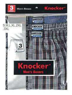 12 PIECES MENS KNOCKER BOXER SHORTS UNDERWEAR ANY SIZE  
